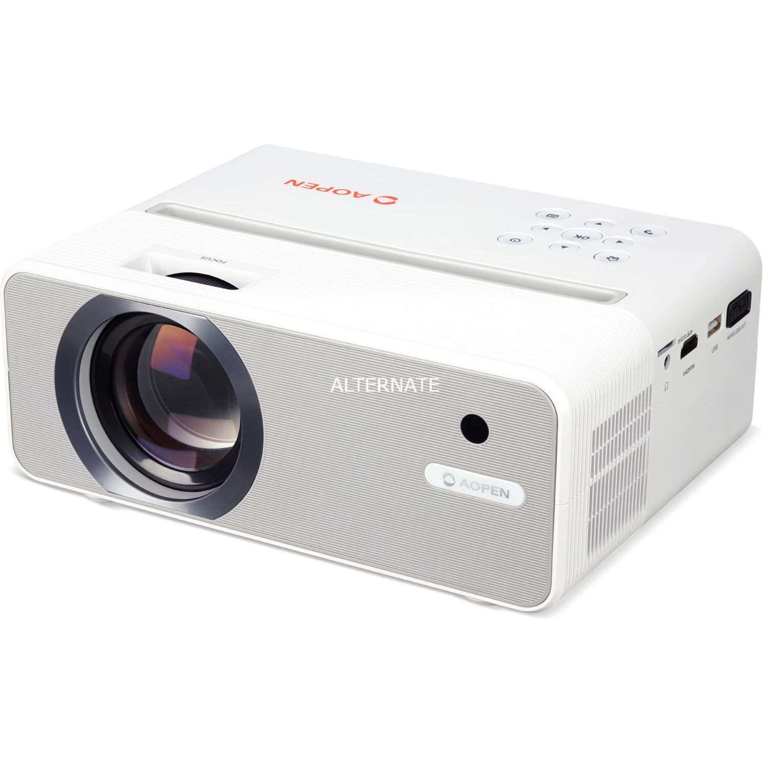 Kurzdistanzbeamer Acer AOPEN QH11, LED-Beamer (weiß, 5000 Lumen, HDMI, HD+) 3 Kurzdistanzbeamer Acer AOPEN QH11, LED-Beamer (weiß, 5000 Lumen, HDMI, HD+) – Bild 3