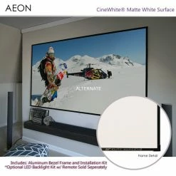 Beamerleinwände EliteScreens Aeon Edge Free CineGrey 3D, Rahmenleinwand (100", 16:9, CineGrey 3D) -Beamer Zubehör Verkaufsladen EliteScreens Aeon Edge Free CineGrey 3D Rahmenleinwand@@eehc01 2
