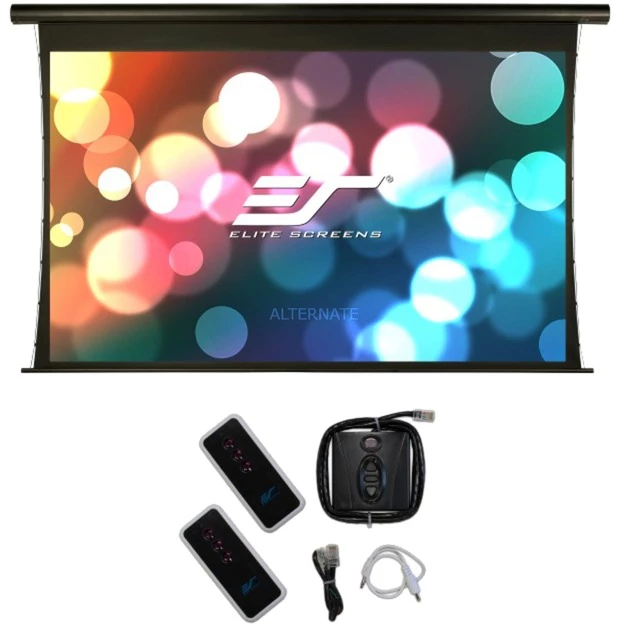 Beamerleinwände EliteScreens Saker Tab Tension, Motorleinwand (schwarz, 120", 16:9, MaxWhite FG) 4 Beamerleinwände EliteScreens Saker Tab Tension, Motorleinwand (schwarz, 120", 16:9, MaxWhite FG) – Bild 2