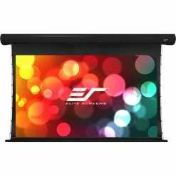 Beamerleinwände EliteScreens Saker Tab Tension, Motorleinwand (schwarz, 150", 16:9, MaxWhite FG)