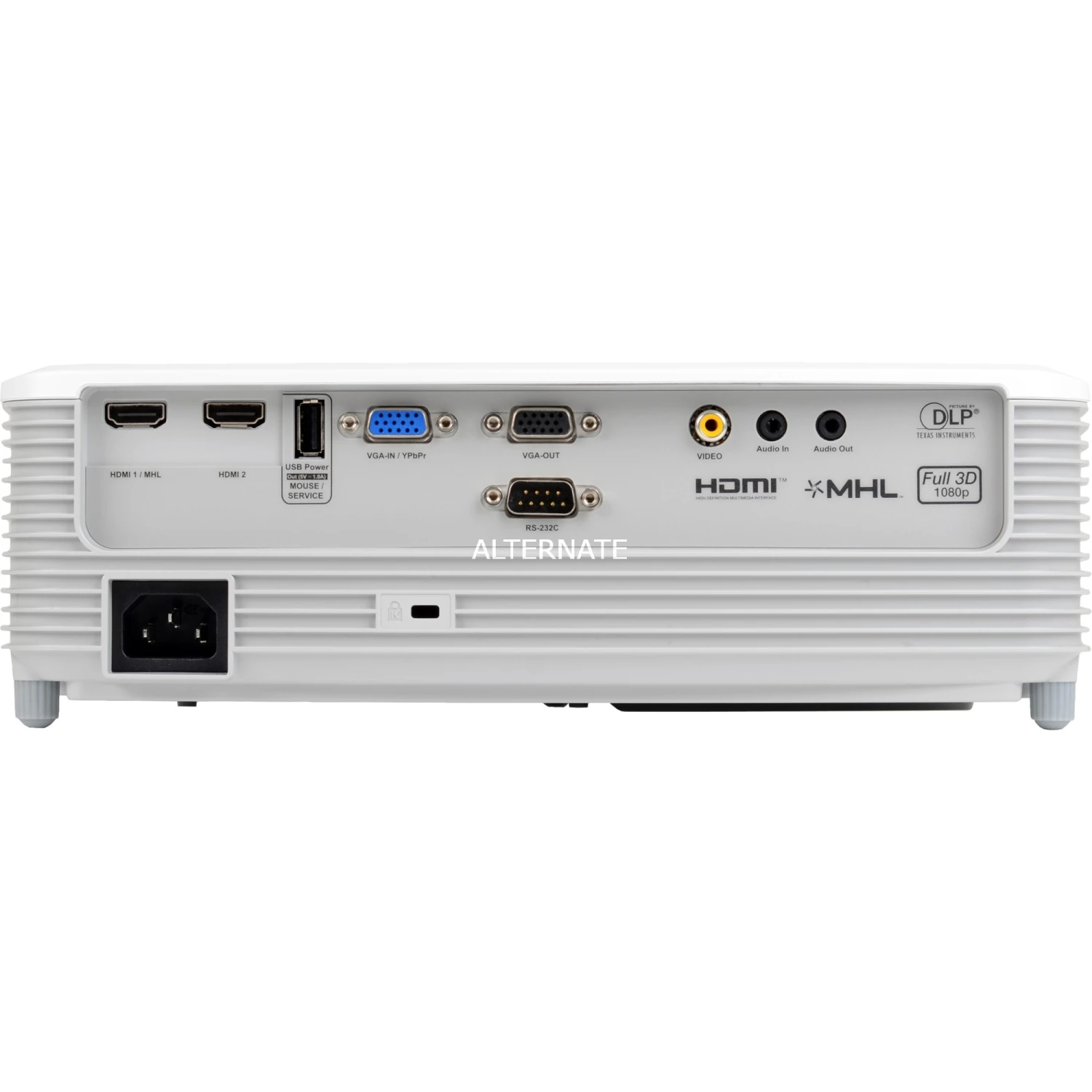 3D-Beamer Optoma EH400, DLP-Beamer (weiß, 3D, 29 DB(A) ECO, HDMI, VGA, Audio) 6 3D-Beamer Optoma EH400, DLP-Beamer (weiß, 3D, 29 DB(A) ECO, HDMI, VGA, Audio) – Bild 4