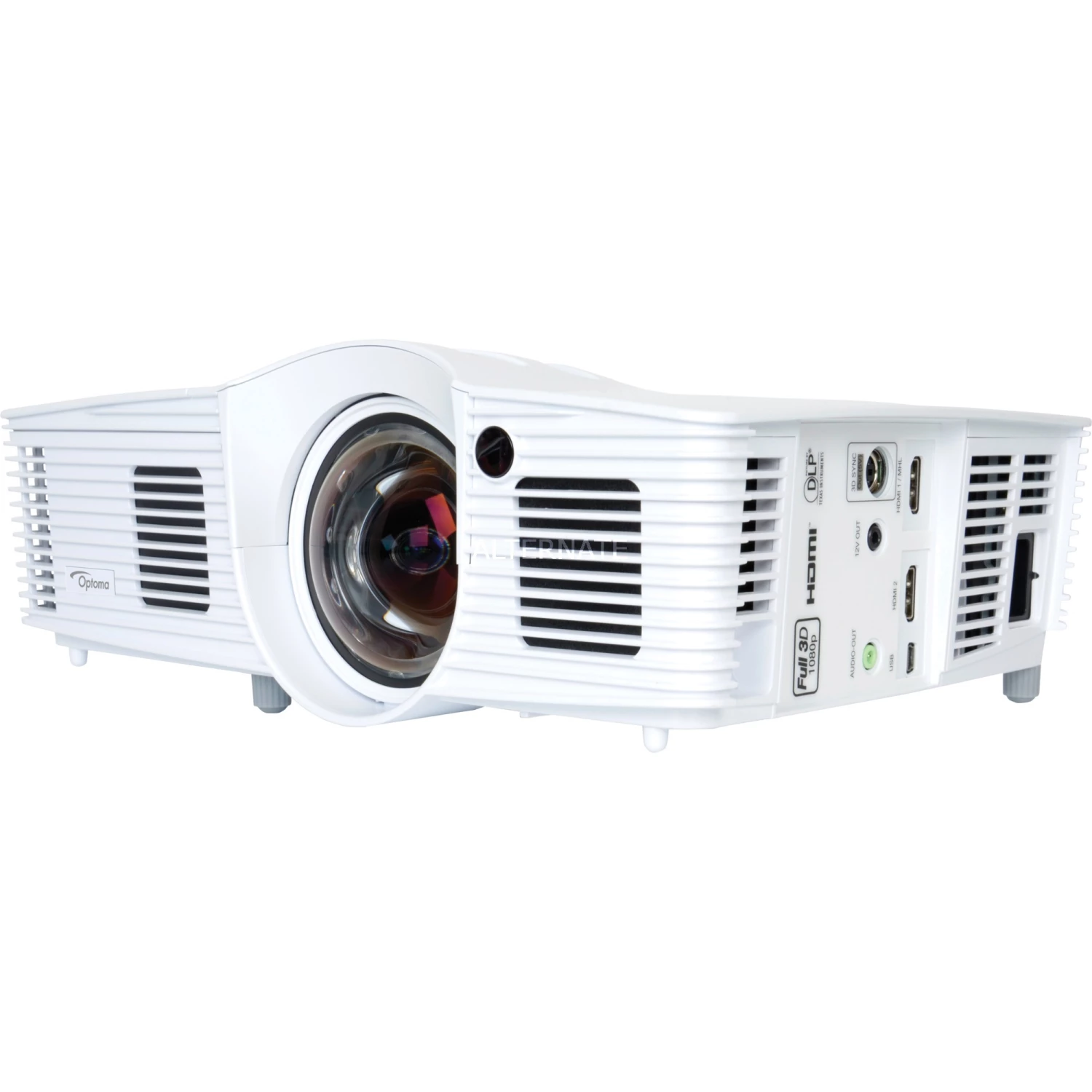 3D-Beamer Optoma GT1070Xe, DLP-Beamer (weiß, 3D, 26 DB(A) ECO, HDMI, Audio-Out) 6 3D-Beamer Optoma GT1070Xe, DLP-Beamer (weiß, 3D, 26 DB(A) ECO, HDMI, Audio-Out) – Bild 4