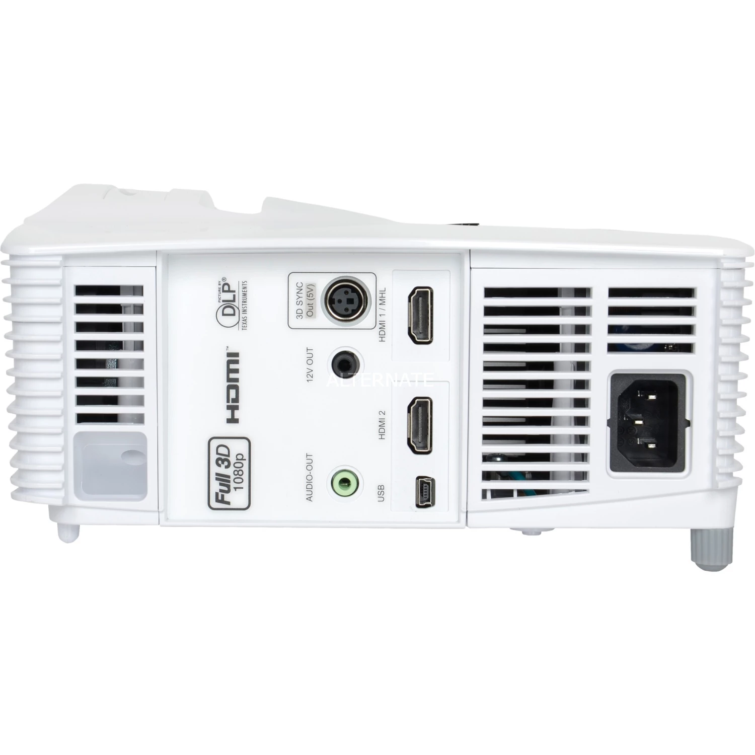 3D-Beamer Optoma GT1070Xe, DLP-Beamer (weiß, 3D, 26 DB(A) ECO, HDMI, Audio-Out) 8 3D-Beamer Optoma GT1070Xe, DLP-Beamer (weiß, 3D, 26 DB(A) ECO, HDMI, Audio-Out) – Bild 6